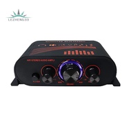 AK170 Compact Size Audio Power Amplifier Portable Sound Amplifier for Car and Home Speaker Amp