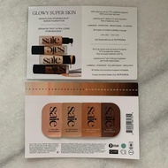 SAIE Glowy Super Skin Weightless Hydrobounce Serum Foundation (4x0.035g) SAMPLE CARD SACHET