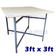(3 Kaki / 3 Feet) Night Market Foldable Table / Pasar Malam Kaki Meja Lipat / Kaki X Stand/ Plywood / Canopy / Kanopi