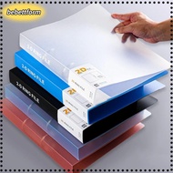 LIKE Binder File Folder, Plastic D-shaped Transparent Folder, 2 Holes Office Document Lever Arch Fil