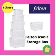 Felton Iconic Storage Box with Wheel Big Capacity Toy Storage Box Bekas Simpanan Storage Container P