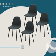 SB Design Square SB FURNITURE SUPER PACK เก้าอี้ รุ่น LALADA สีเทา x4