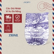 Vi Vu Da Nang Thermal Cup - Eggy Cup Exploring Da Nang - 350ml - Jadify