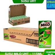 READY!! Milo Nestle Susu Cokelat Kotak Kecil 1 Dus isi 36 x 110 ml