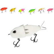 Mini Glide Bait for Bass Fishing Small Glide Multi-Jointed Swimbait Wobbler Slow Sinking Swimming Ba