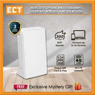 Mercusys TP-Link MB112-4G 300 Mbps Superfast Wireless N 4G LTE Router with Build In Sim Card Router