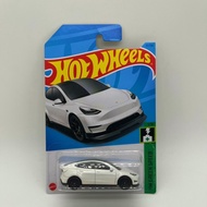 HOTWHEELS Hot Wheels Alloy TESLA MODEL Y TESLA Toy Car Collection White
