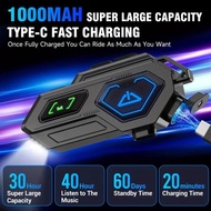 C8pro Helmet Intercom Headset 300m Range IPX6 Waterproof  BT 5.3 ENC Music Sharing Bluetooth Earphon