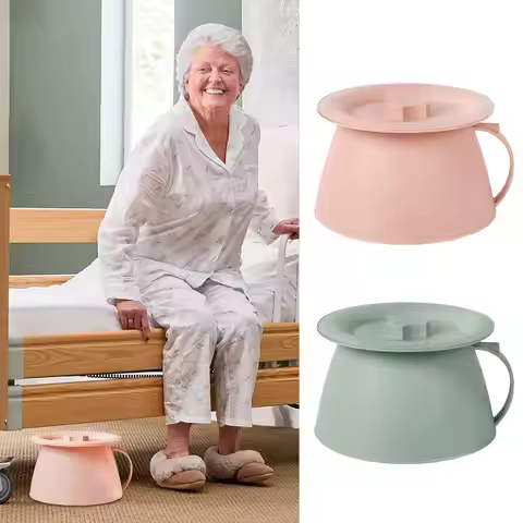 Outdoor Urinal 1.5L Pee Pot With Lid And Handle for Men Chamber Bucket for Men Youth Women Husband D