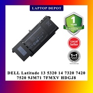 9JM71 7FMXV Laptop battery For Dell Latitude 5320 7320 7420 7520 HDGJ8 MHR4G 7FMXV TN2GY 4M1JN 1PP63