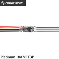 Hobbywing Platinum 18A V5 F3P is suitable for 120g-320g F3P electric fixed wing aircraft