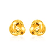 SK Jewellery 916 Timeless Knot Affair Gold Earrings