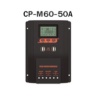 ตัวควบคุมการชาร์จพลังงานแสงอาทิตย์ 12V/24V พร้อมจอ LCD และ USB 2A สำหรับ CP-M60/CP-M100 พร้อมส่ง