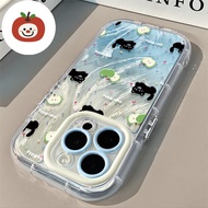 Textured Apple Cat Casing Samsung S25 fe S25 Ultra S24 Fe S20 S21 Fe M15 M54 M14 Note 20 Ultra S22 P