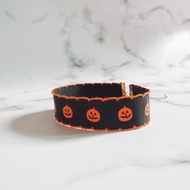 Halloween Pumpkin Choker Necklace / korea korean fashion accessories jewelry jewellry item jewel 925