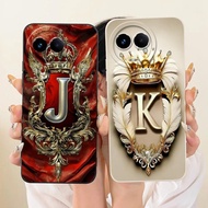 For Realme 11 5G Case Realme 11X New Crown Letters Cover Shocproof Phone Case For Realme 11 4G Realm