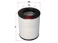 Donaldson Filter Udara P534435 & A-5803M Intercooler B/U 6D40