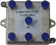 Legrand - OnQ VM0106 Vertical Coax Splitter, 1X6, 1GHz