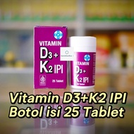 Vitamin D3+K2 IPI - Bottle of 25 Tablets