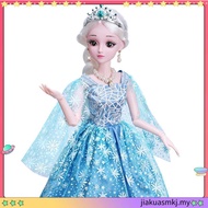 Large Doll Princess Elsa Suit Girl Toy Talking Children Birthday Gift Elsa Doll.