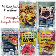 REMPAH PERAPAN DARAMED GORENG MAMAK STYLE, AYAM MADU, MASAK ITAM,LADA HITAM