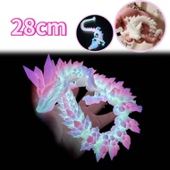 3D Glow In The Dark Chinese Dragon Figure/Full Motion Seal/Decoration & Collectible Toy