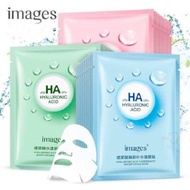 Combo 20 miếng Mặt nạ dưỡng da cấp ẩm làm trắng HA Images HYALURONIC ACID FACIAL MASK - mask nội địa