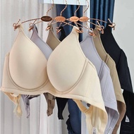 Plus Size Bra For Chubby Women Plain Fabric 3 Hooks Underwire Cup DD-E (S.40-52)