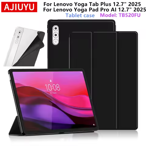 Case For Lenovo Yoga Tab Plus 12.7 inch 2025 TB520FU Tablet Flip Stand Cover for Lenovo Yoga Pad Pro