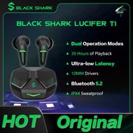 Black Shark Lucifer T1 TWS Wireless Headphones Headset Gamer Fone Bluetooth Gaming Headset Dual Mode For Xiaomi Black Shark 4S