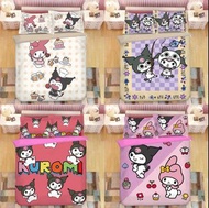 kuromi 床單套裝 床上用品 枕頭 床笠 被套 公仔 melody