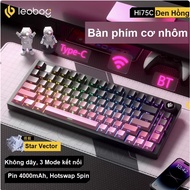 LEOBOG Hi75 Wired Aluminum Mechanical Keyboard, Wireless Hi75C, Downstream Circuit, RGB, 5 pin hotsw
