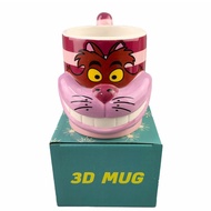 New Cute Super Adorable Cat Mug Cheshire Cat 3D Cartoon Pink BTWJ