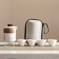 Portable Remote Mountain Travel Tea Set Simple Outdoor Glass Quick Guest Cup One Pot Four Cups Tea P