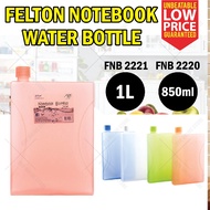 FELTON Drinking Notebook Water Bottle FNB2221 FNB2220 BPA FREE 850ml 1L/Botol Air Minuman FELTON