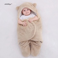 เด็กอ่อนถุงนอน Flannel ทารกแรกเกิดผ้าห่ม Swaddling Thicken ทารก SleepSack WARM ซองจดหมาย Cocoon สําห