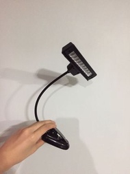 LED Dimmable Clamp Lamp (black) battery 夾燈 書檯/床頭/架適用