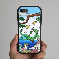 Grip iPhone Case Blue Frog 是鞦韆
