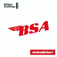 CAHAYA BSA Cutting Sticker for Motorcycles, Cars, Helmets, etc. can light up when exposed to light -