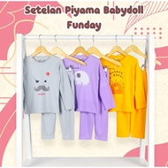 Long Sleeve Pajamas Babydoll Funday Pijamas - Kichiro Shops