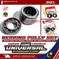 Bearing Pully Set ORI UNIVERSAL USE YAMAHA 2PCS Ring HONDA 20X29X18 22X29X18 91109-KOR-T01 Driven Or