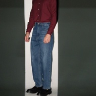 กางเกงยีนส์ ขายาว Baggy Denim ERW Collection สียีนส์ฟอกอ่อน - Street wash