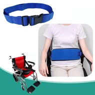 Moon Lovely Wheelchair Seat Belt Blue Fixed Non-Slip Nylon Medical Restraints Straps Chair Waist Lap Strap for Patients Cares Elderly Adult