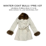 PRELOVED WINTER COAT BULU / PRE-107