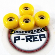 Fingerboard CNC Lathed Bearing Wheels - Yellow