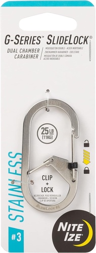 Nite Ize G-Series Dual Chamber Carabiner Size #1 #2 #3 #4