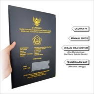 CETAK CENTER | Custom Map Raport Sekolah Isi Kantong Plastik 8 Lembar