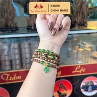 [LC-VT68] Phuc Loc Lu Thong Bracelet and four-leaf clover Loc Cat Agarwood 108h brings lucky feng sh