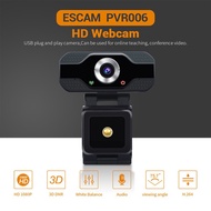 Bavin Webcam 1080P HD Web Camera USB Plug and Play Video Recording for PC Laptop IOS Windows Android