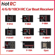 Hotrc 4/6/8/10 CH F-04BT F-06AT F-08AT F-01AT F-10A 2.4GHz Voltage Return Control Gyro Receiver For 